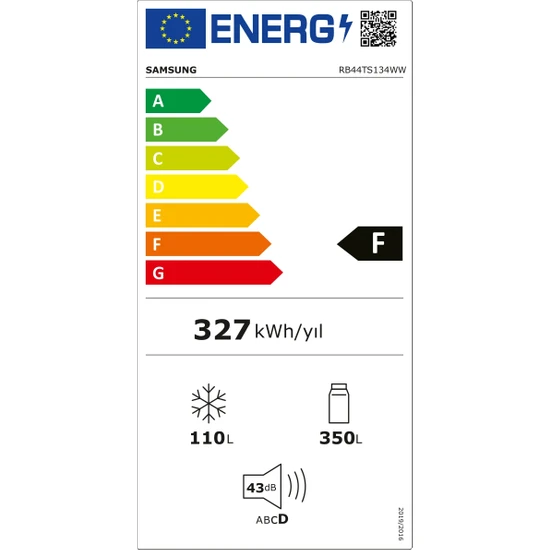 Samsung RB46TS334WW Twin Cooling Plus Kombi No Frost Buzdolabı